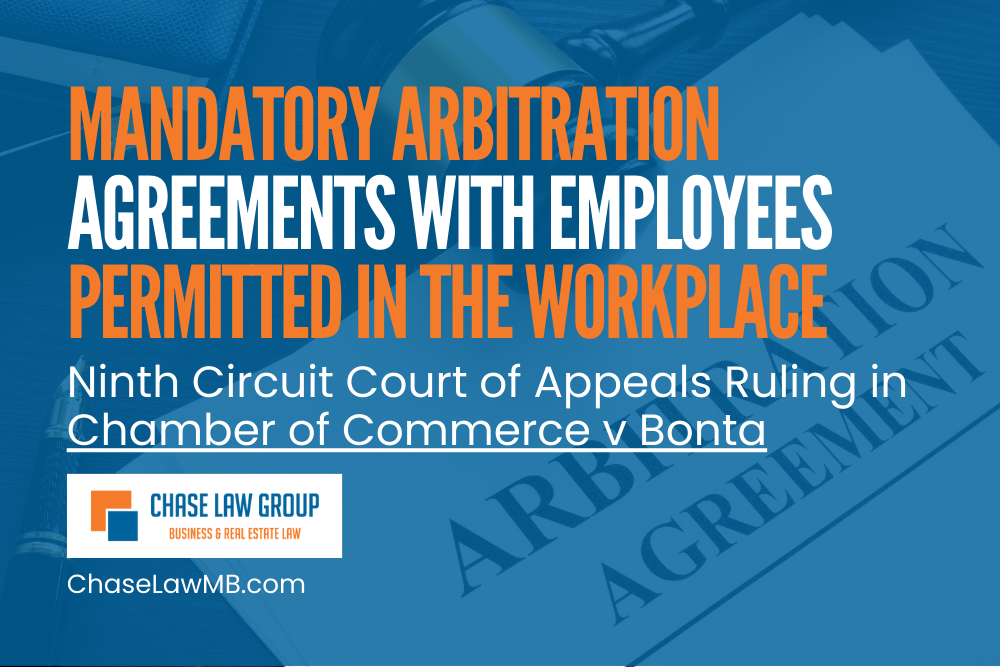 Ninth Circuit Rules that Mandatory Arbitration Agreements with Employees are Permitted