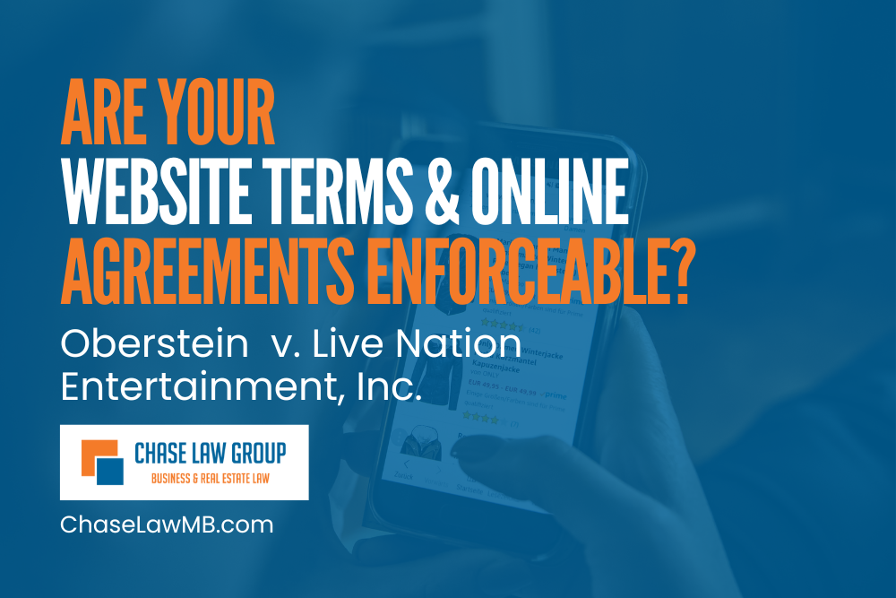 Are Your Website Terms & Online Agreements Enforceable?