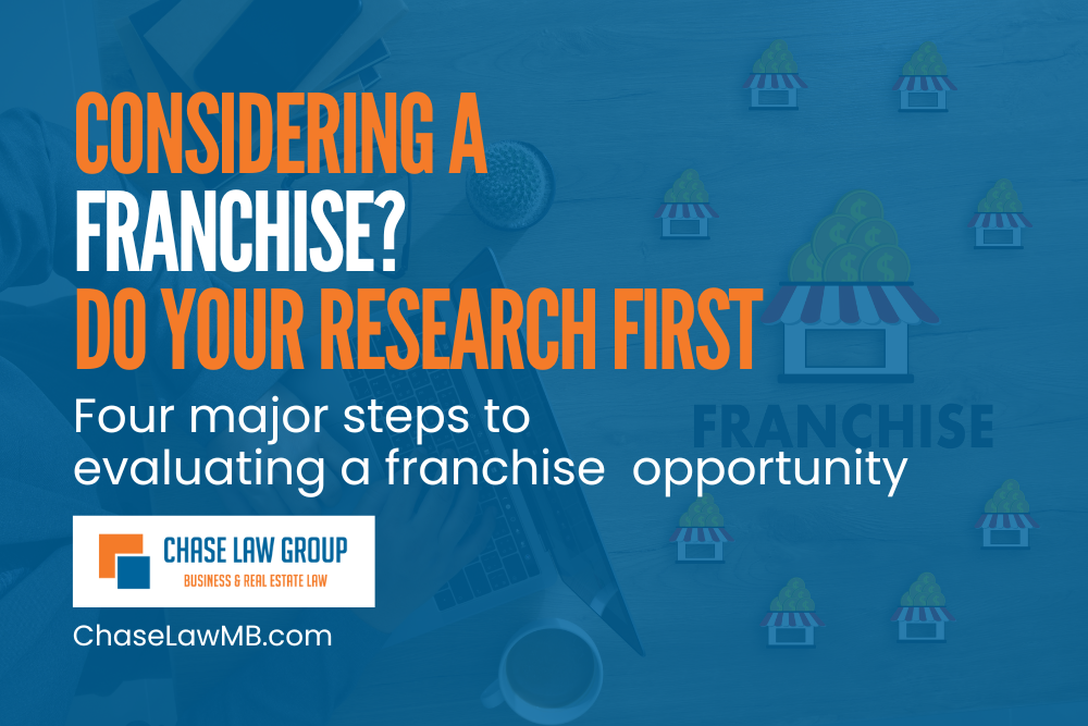 Considering a Franchise? Do your Research First!
