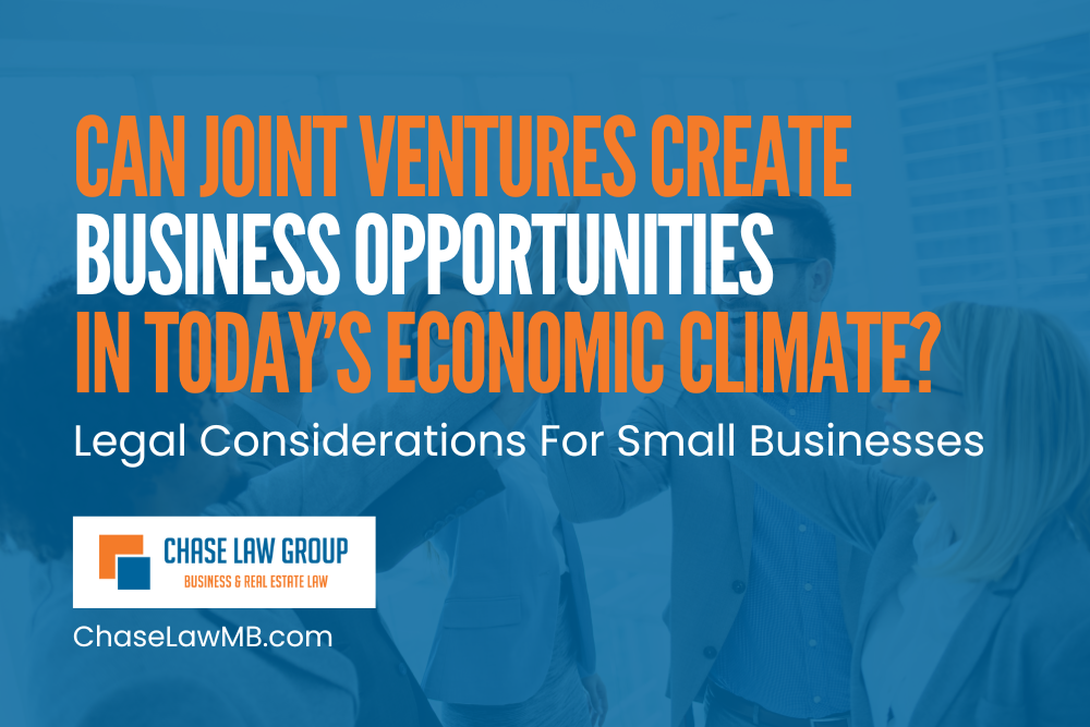 Can Joint Ventures Create Business Opportunities In Today’s Economic Climate?