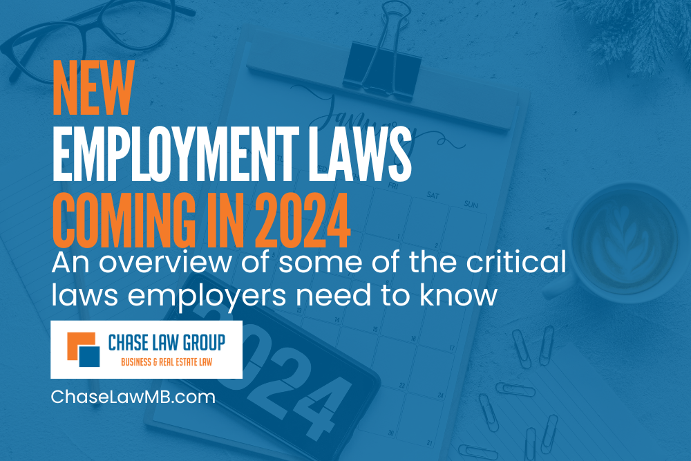 New Employment Laws Coming in 2024