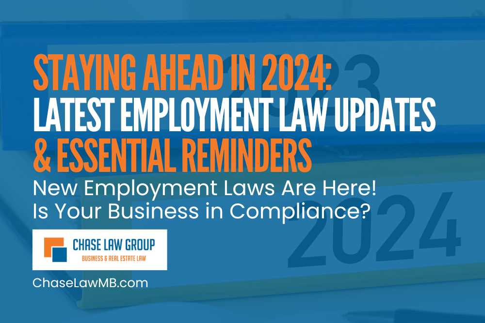 Staying Ahead in 2024: Latest Employment Law Updates and Essential Reminders