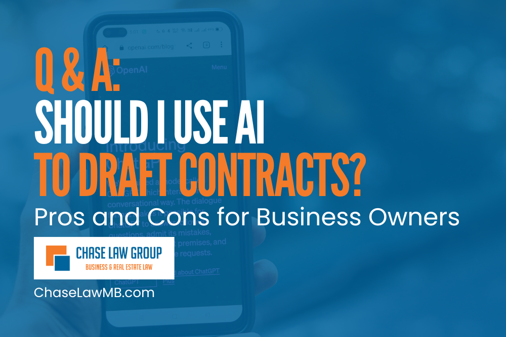Should You Use AI to Draft Business Contracts?