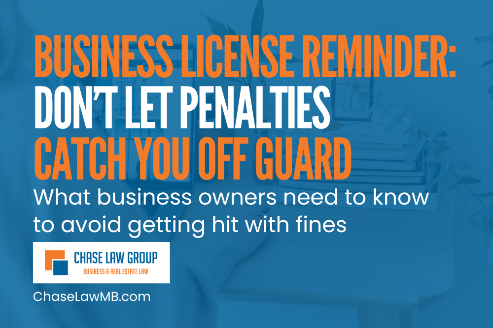 Business License Reminder: Avoid Surprise Penalties