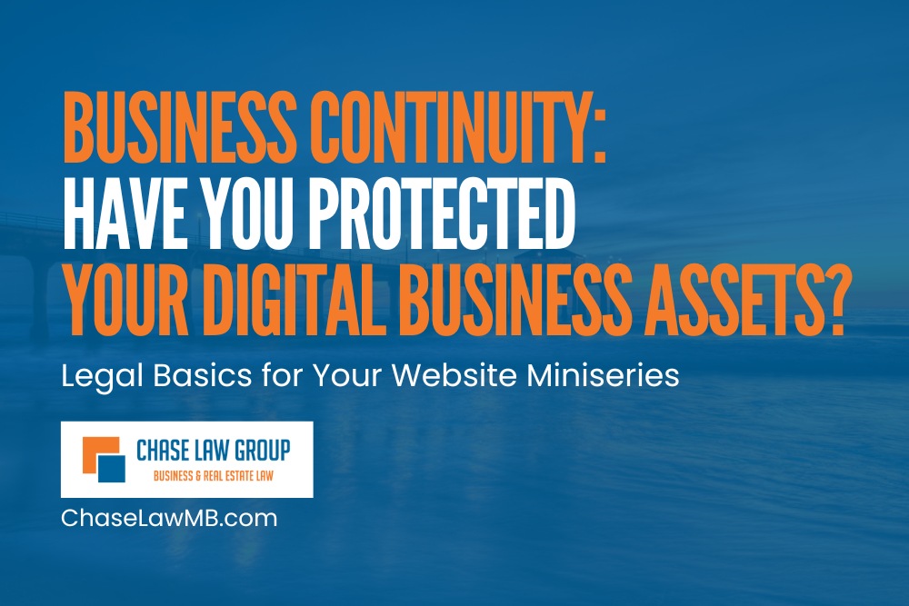 Business Continuity & Succession Planning: Have You Protected Your Digital Business Assets?