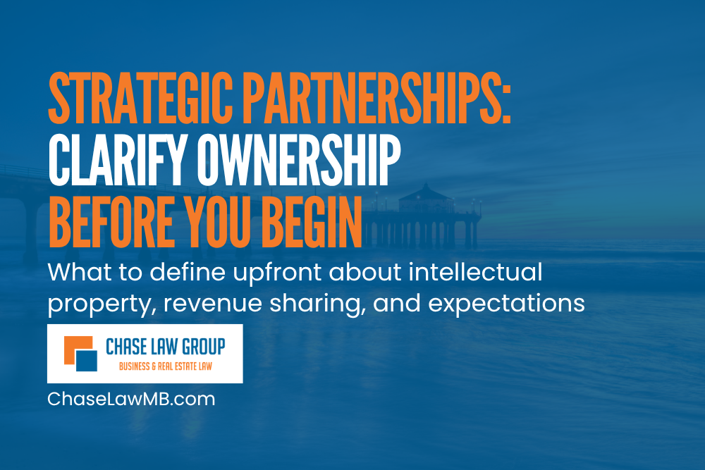 Strategic Partnerships: Clarify Ownership Before You Begin