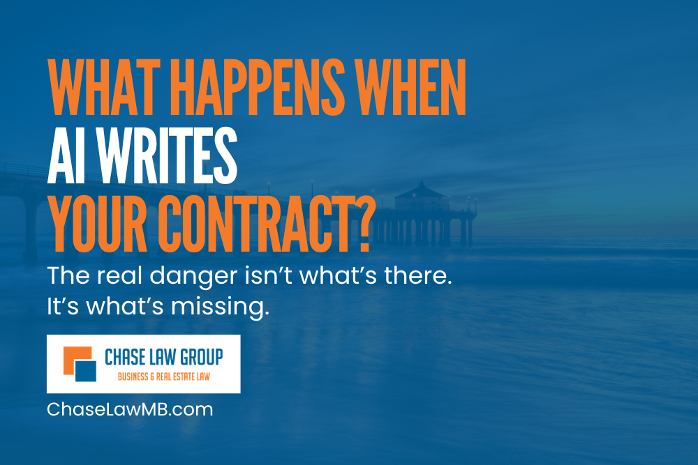 What Happens When AI Writes Your Contract?